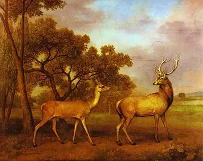 Red Deer Stag and Hind George Stubbs